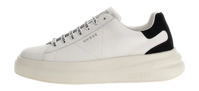 Guess Elba Men's Sneakers – White/Black