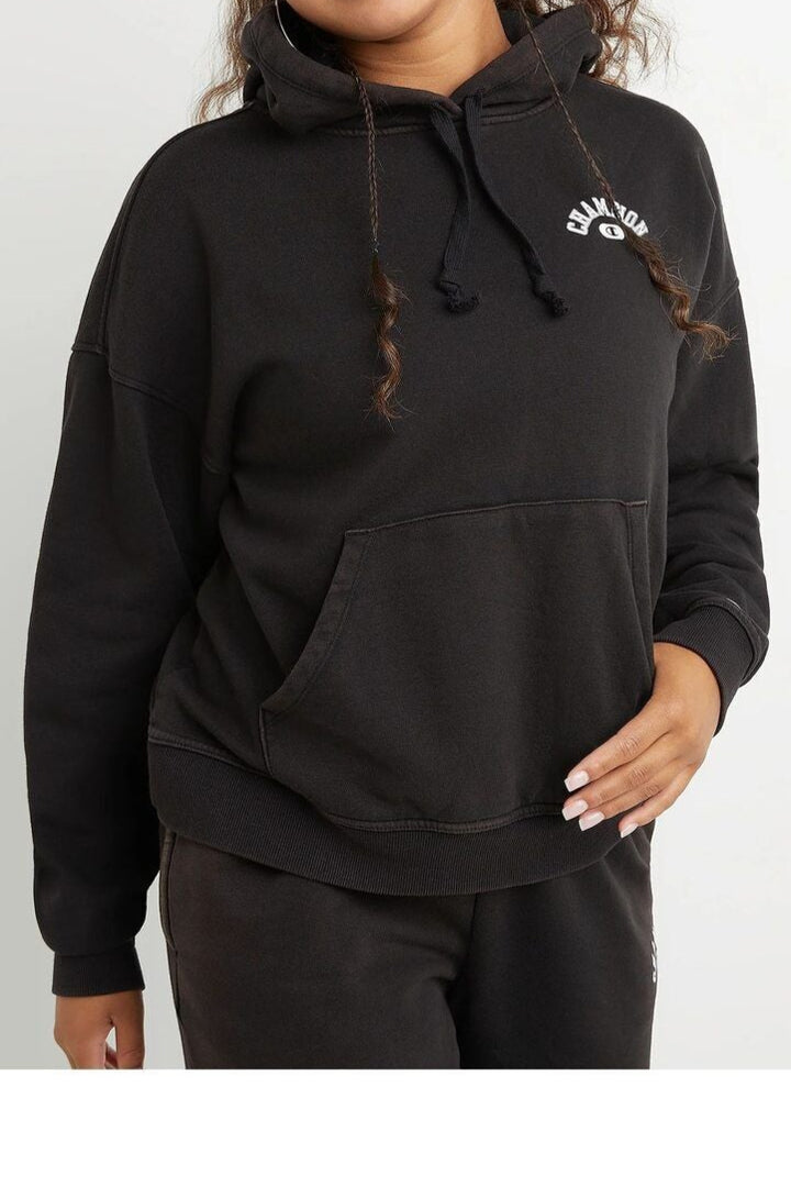 Champion Powerblend Vintage Wash Hoodie Solar Black