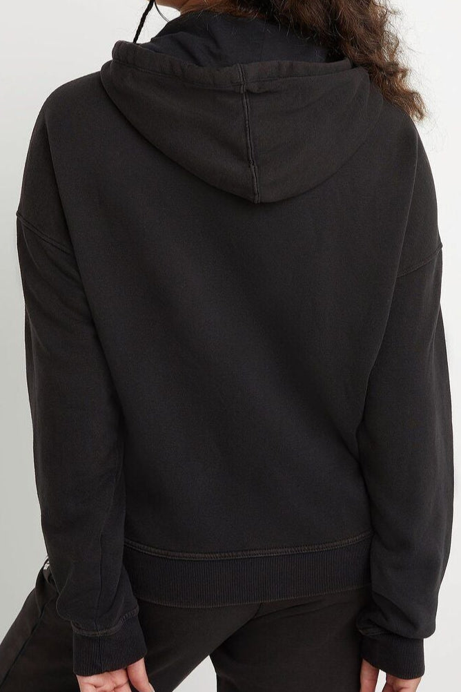 Champion Powerblend Vintage Wash Hoodie Solar Black