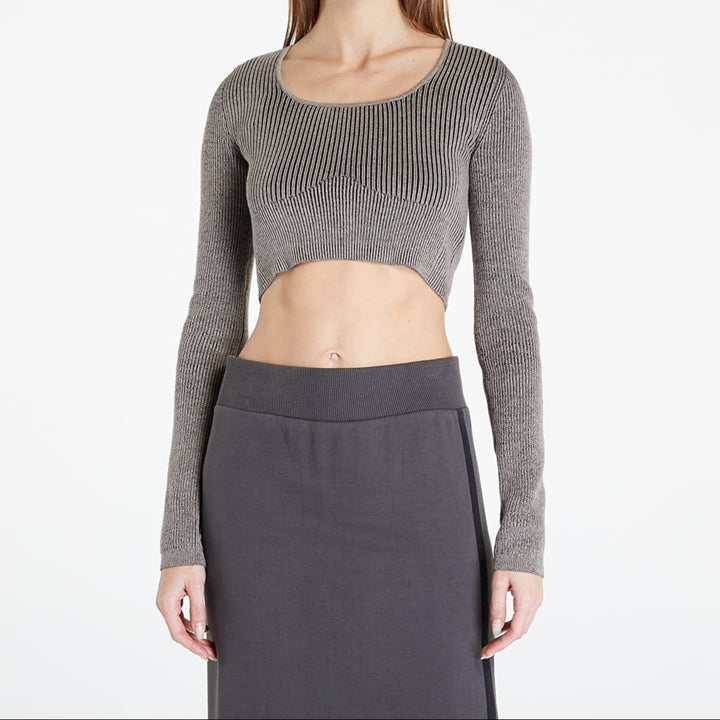 Calvin Klein Jeans vierkante hals geplateerde gebreide trui
