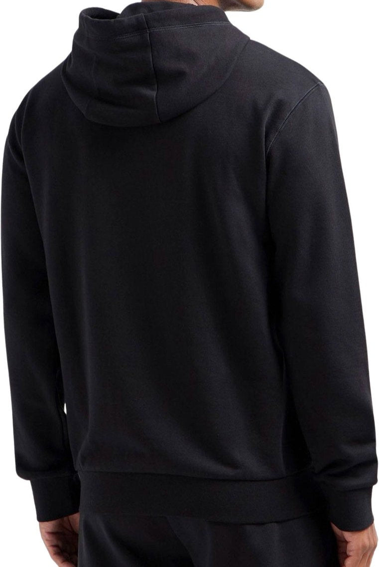 Emporio Armani - Zwarte katoenen hoodie