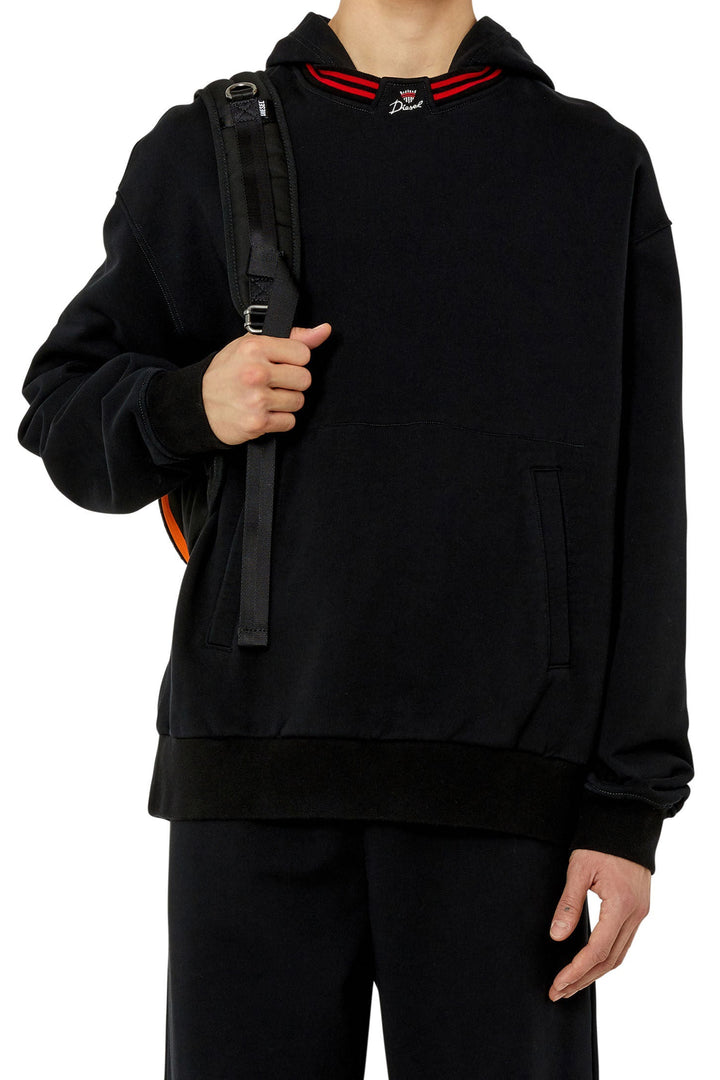 Diesel Heren Zwarte Hoodie