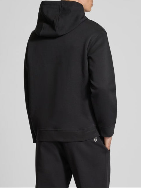 Armani Exchange Jersey Logo Pullover Hoodie