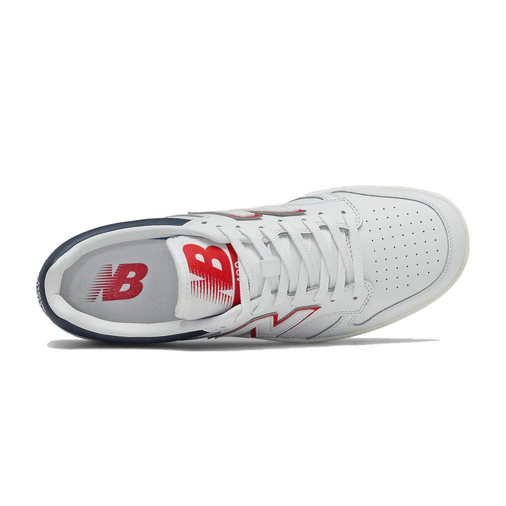 New Balance BB480LWG Sneakers – Wit/Marineblauw